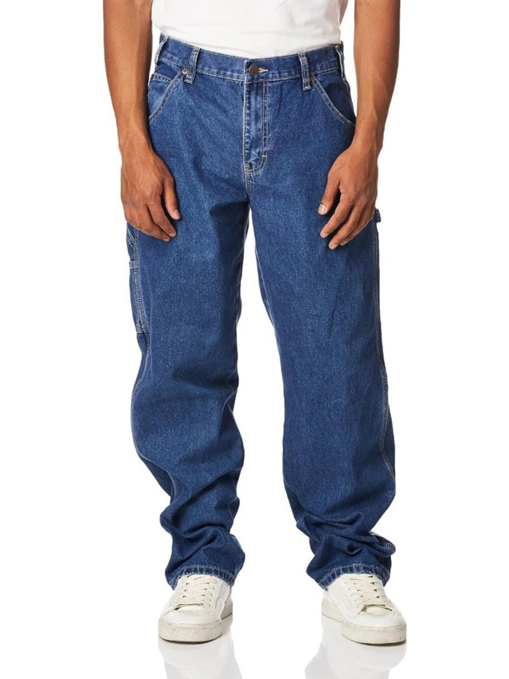 Men's Relaxed Straight-Fit Carpenter Jeans | Casual Workwear | Durable & Stylish